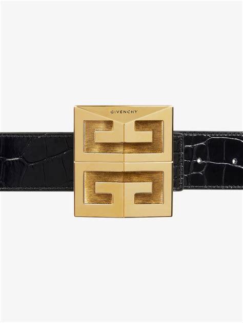 Givenchy 4G Lock Leather Belt 